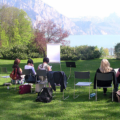 Seminargruppe am Traunsee