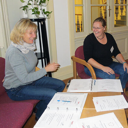 Gruppenarbeit im Lehrgang